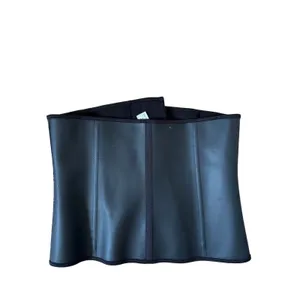 YIANNA Latex Waist Trainer Corset Shapewear Belt Black Size L New Hook Closure thumbnail 5