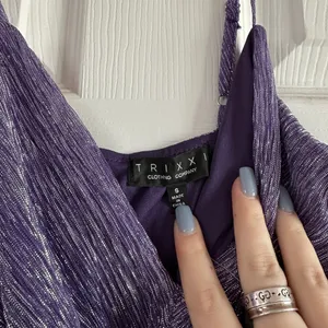 Trixxi Purple Tiered Formal Dress thumbnail 2