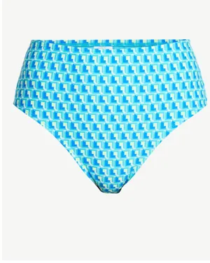 High waisted geo print bikini thumbnail 3