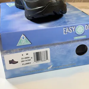 Easy Street Size-8W Womens Flurry Waterproof Flat‎ Heel Winter Boots Gray thumbnail 3