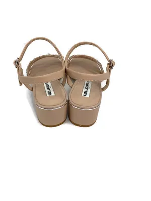 Karl Lagerfeld Paris Tori Imitiation Pearl Sandals Size 7 thumbnail 4