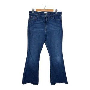 Hudson Heidi High Rise Flare Jeans Womens 32 Blue Dark Wash Denim Casual Fall thumbnail 2