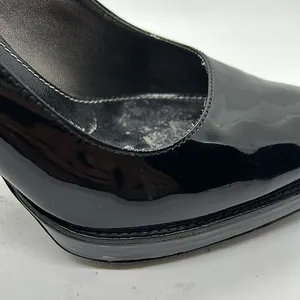 Prada Authenticated Black Patent Leather Stiletto Heel Shoes **Sz 38/US Size 8** thumbnail 11