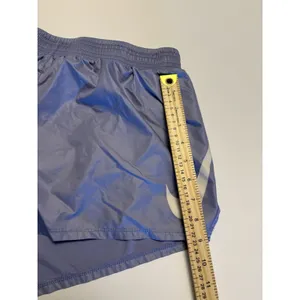 Nike Dri Fit Running Shorts Womens Large Light Blue Athletic Gym Swoosh thumbnail 7