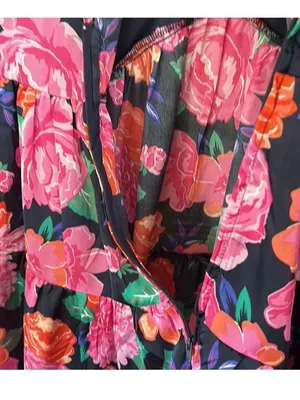 Francesca's mi ami Seth floral babydoll dress. Size XL. thumbnail 6