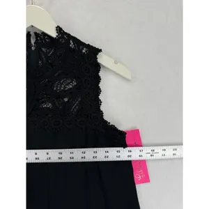 Lilly Pulitzer Harmon Shift Dress Onyx Black Lace High Neck 006345 Womens Size 0 thumbnail 4