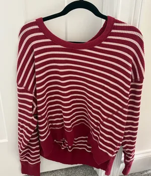 Aerie Striped Sweater thumbnail 1
