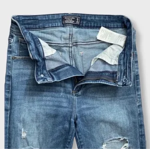Abercrombie & Fitch Destroyed Simone High Rise Super Skinny Jeans Sz 26 thumbnail 6