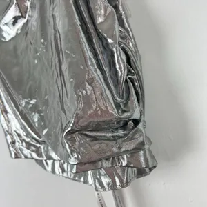 Mistress Rocks NWT Next Up Metallic Silver Mini Skirt Size XS NEW thumbnail 4