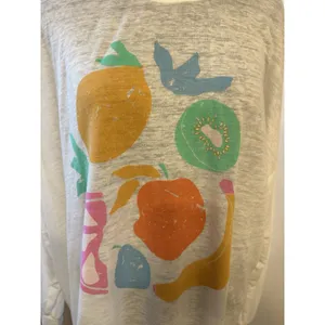 Show Me Your MuMu James Fruit Graphic Sweatshirt Sz. Large Oversized Lightweight thumbnail 4