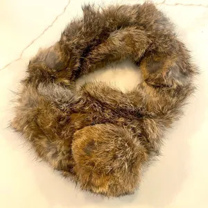 Brown neck warmer one size thumbnail 2