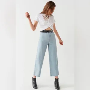 BDG Urban Outfitters High & Wide light wash blue jeans, size 25 western Y2K thumbnail 5