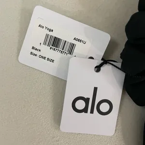 ALO Yoga NWT Airlift Rhythm Scrunchie Elegant Black Hair Accessories thumbnail 8