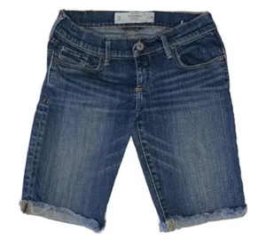 Abercrombie and Fitch distressed jean shorts 00 thumbnail 1