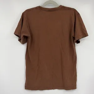 Vtg Y2K Wckd Graphic Tee Womens Top Sz Small Grunge Indie Street Brown Retro USA thumbnail 5