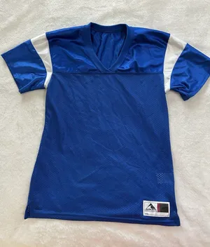 Augusta Sportswear Ladies Size Medium Replica Football Jersey Blue thumbnail 1