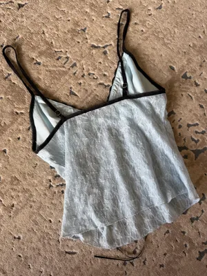 Princess Polly Blue Lace Tank thumbnail 3