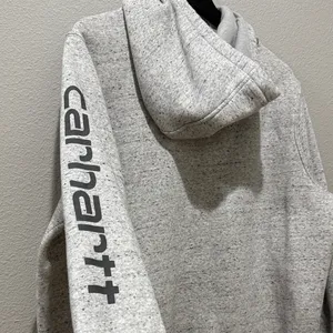 Carhartt Relaxed Fit Mid-Weight Asphalt Heather Gray Woman’s 1X Hoodie Casual thumbnail 3