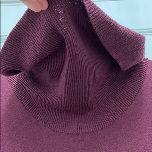 LOFT Plus Rich Burgundy Turtle Neck Sweater Dress - Size 16/18 thumbnail 3