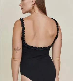 Reformation black bodysuit thumbnail 6