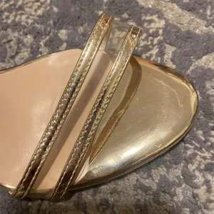 Colour Cherie Gold And Clear Women's Stiletto Heeled Sandals Size 37 thumbnail 8