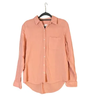 Universal Threads 100% Cotton Long Sleeve Button-Down Shirt - Coral - Size XS thumbnail 1