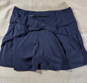 YYV Women’s Black Athletic Skort Size M Built In Shorts Zip Pocket Tennis Golf thumbnail 8