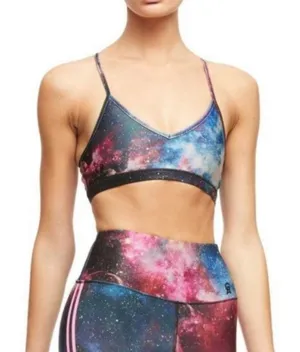 Good American Galaxy print sports bra‎ Sz 2 thumbnail 1
