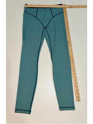 Fabletics Women’s M Waffle Leggings Teal Blue NWT b1 thumbnail 2