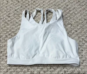 Lululemon White Sports Bra thumbnail 1