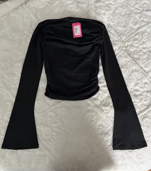 Edikted Black Long Sleeve Top thumbnail 3