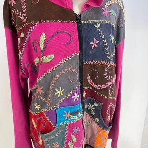 Rising Tide Vintage Hoodie Jacket Pink thumbnail 2