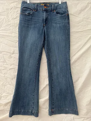 Seven7 Women's Mid-Rise Sexy Flare Vintage Wash Jeans thumbnail 1