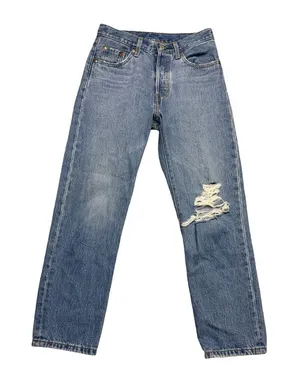 💙✨ Levi’s 501 Distressed‎ Button-Fly Jeans W25 L26 ✨💙 thumbnail 1