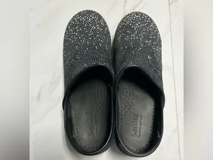 Sanita The Original Danish Clog Black Pebble Print EU 39 7.5- 8 US thumbnail 2