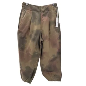 AG Adriano Goldschmied Adel Trousers 27 NWT‎ Barrel Leg Pleated Cropped Utility thumbnail 4