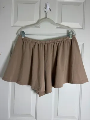 FP Movement by Free People Taupe Drawstring‎ Skort thumbnail 3