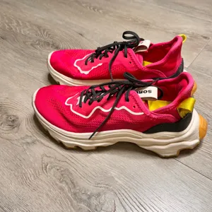 Sorel Kinetic Breakthru Sport Sneakers Women Size 7.5 Pink‎ Lace Up Athletic thumbnail 2