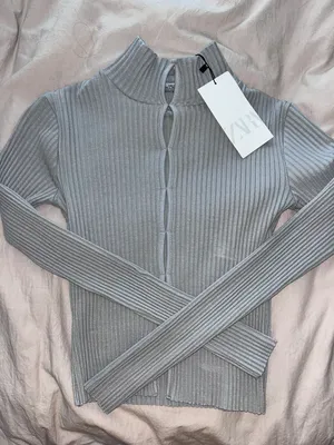 Zara Ribbed Top thumbnail 3