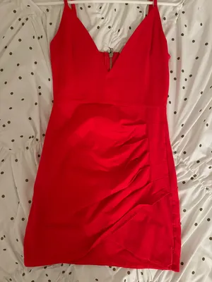 Oh Polly Red Dress thumbnail 1