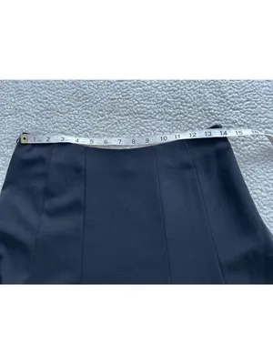 Dressbarn Flared Swing Skirt Knee Length Black Size 6 thumbnail 5