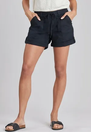 Boutique Black Cargo Shorts thumbnail 1