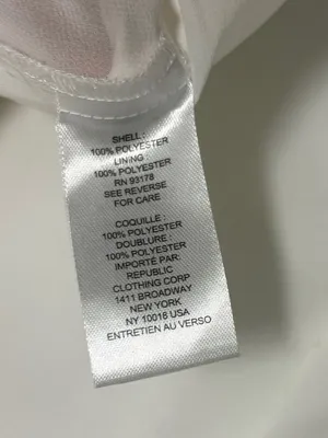 Tahari white blouse size XS thumbnail 10