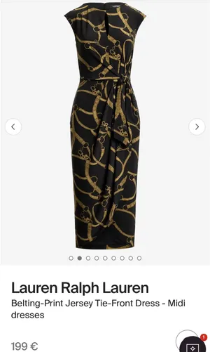 New Lauren, Ralph Lauren wrap dress size 4 thumbnail 2