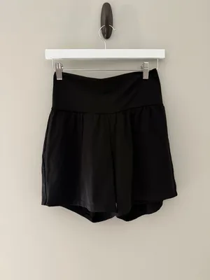 Halara SoftlyZero Airy 2-in-1 Yoga Shorts 5 Inch Black Women’s M thumbnail 3