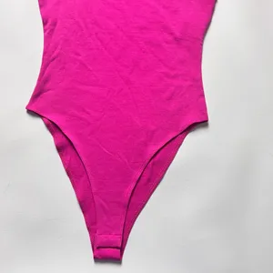 Zara Women's High Neck Pink Thin Strap Bodysuit Sz S thumbnail 8