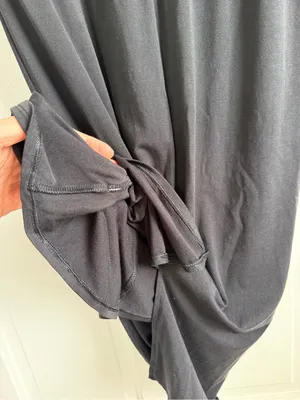 Athleta Black Sleeveless‎ Midi Dress Pockets Athletic Casual Medium thumbnail 5
