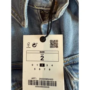 ZARA X Good American ZW Denim Sculpting Jumpsuit Flare Leg, Size 2 thumbnail 6