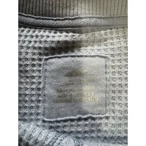 Aerie Waffle Knit Cropped Top‎ Size XXS Long Sleeve Athleisure Preppy Loungewear thumbnail 3