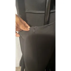 Selfie Leslie Womens Black High Low Ruffle Open Back Cocktail Dress Size Medium thumbnail 5
